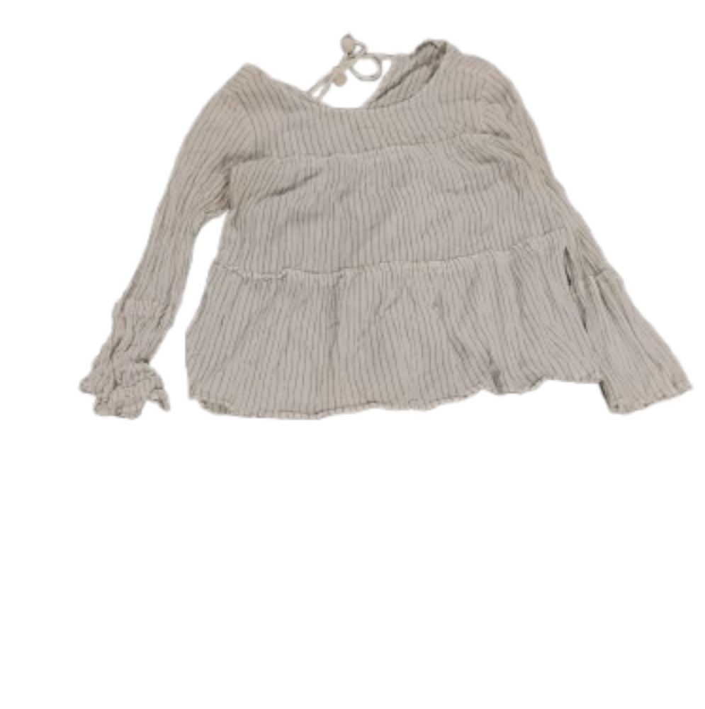 Madewell Women's Striped Haysboro Tiered Top Sz Small